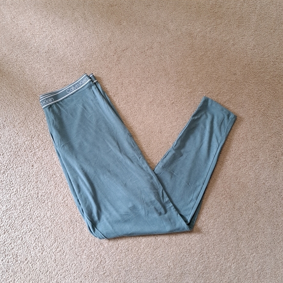 ❤️ Calvin Klein Pajama Bottoms Soft Green Women's Size XS Loungewear Pants - Picture 5 of 6